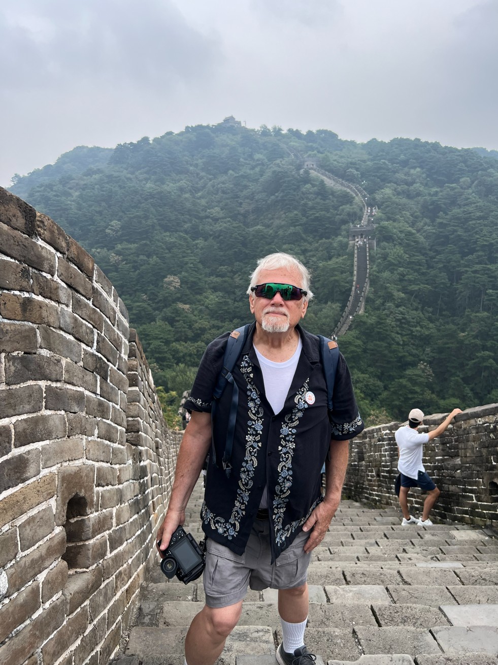 Self portrait at the Great Wall